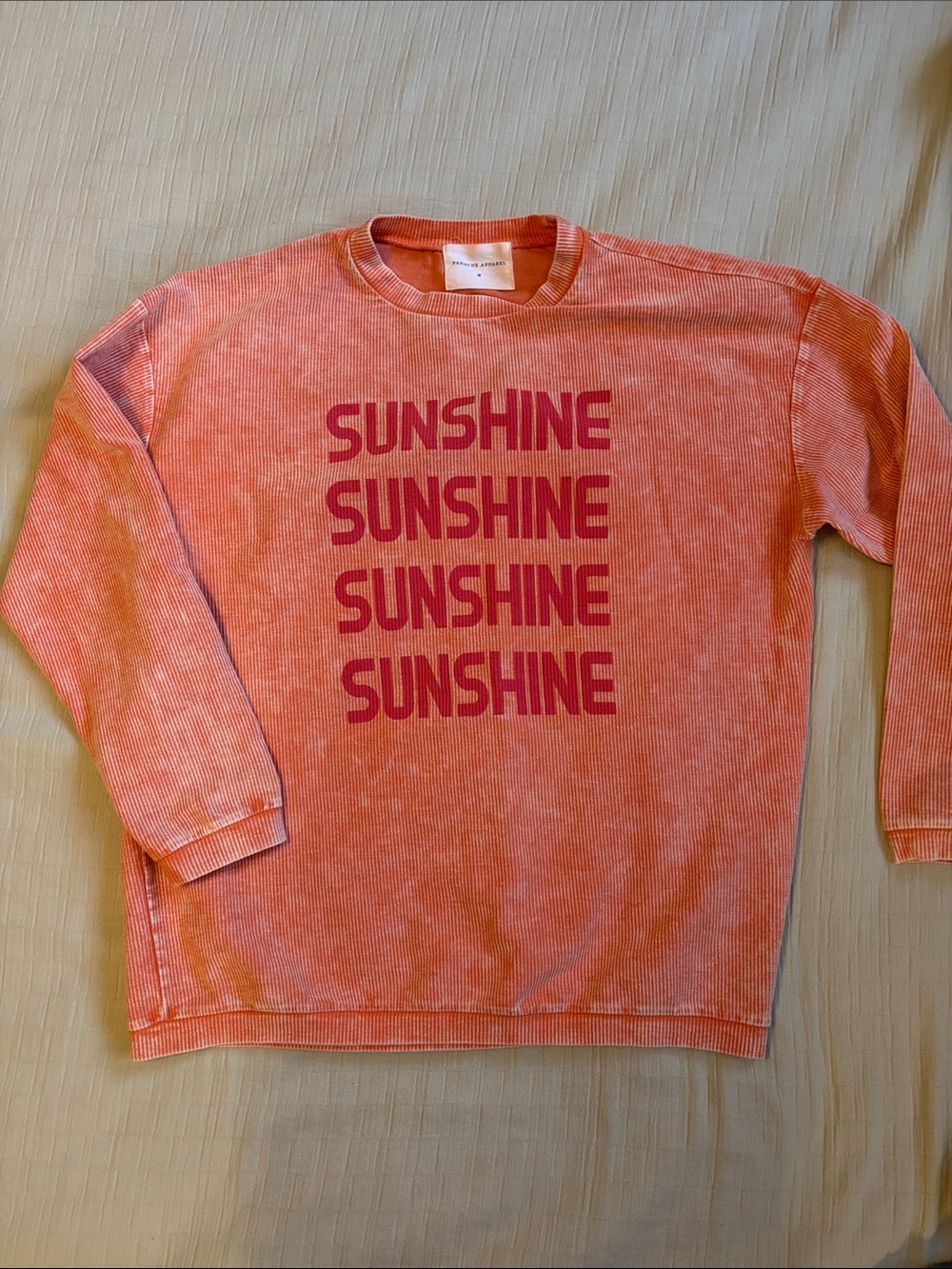 Sunshine Summer Coral Crewneck Sweatshirt